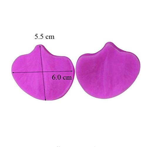 Pétalo de la Flor Veinier Silicona Moldes Acero Inoxidable Fondant Cortador Juego, Decoración Tartas Toosl Galletas para Hornear, Fuente Horno Sugarcract Chocolate Pasta Goma - Orquideas Juego