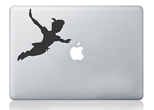 Peter pan sombra macbook calcomanía vinilo adhesivo mural Navidad niños niños arte