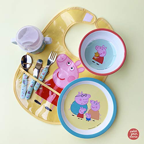 Petit Jour Paris PIBU18 - Juego completo para comer con Peppa Pig