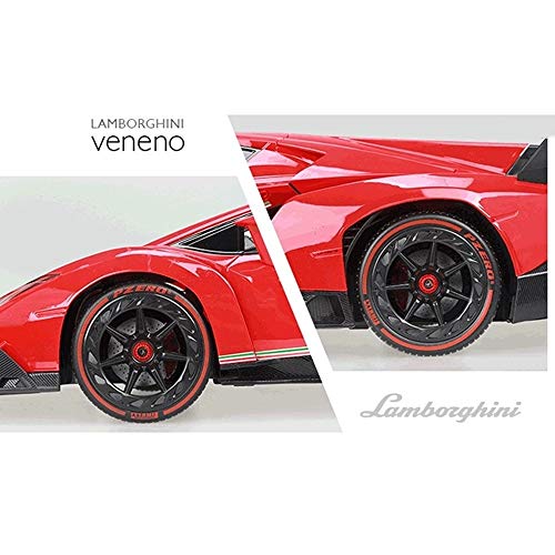 PETRLOY Vehículo de deriva rápida Recargable RC Stunt Car Buggy eléctrico de alta velocidad Mini RC Car Vehículo Radio eléctrica Control remoto Coches Sport Racing Hobby Car Modelo de camión rojo El m