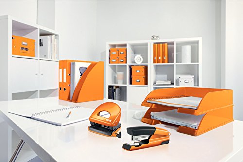 PETRUS 623594 - Grapadora para oficina gama WOW modelo 635 color naranja metalizado (en blister)