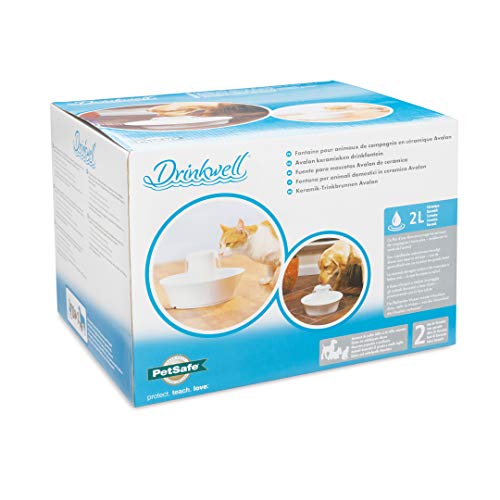 PetSafe Drinkwell - Fuente para Mascotas, Avalon de cerámica