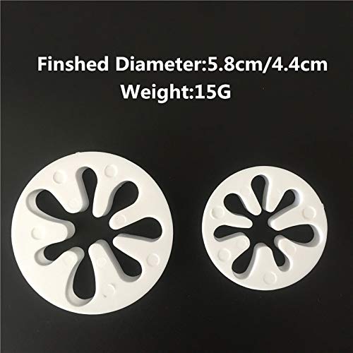 PetsdeliteÂ® Lixymo 2 Unids Dibujar Imprimir Moldes Splat Galletas Galletas Cortadores Sugar Craft DIY Salpicaduras de Moldes Repujadores Herramientas de Decoraciã³n de Pasteles