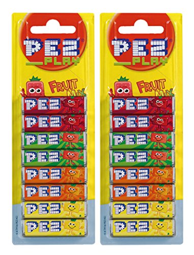 PEZ set de dispensadores Hello Kitty (4 dispensadores con 3 recargas de caramelos PEZ de 8,5g c/u) + 2 paquetes de recargas (8 recargas de caramelos PEZ de 8,5g c/u)