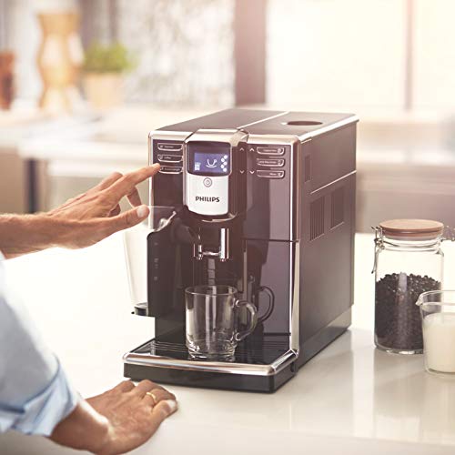 Philips 5000 series - Cafetera (Independiente, Máquina espresso, 1,8 L, Granos de café, De café molido, Molinillo integrado, Negro)