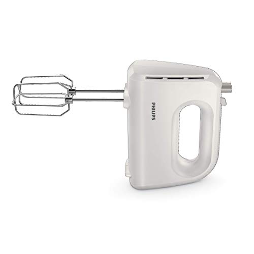 Philips Daily HR3705/00 - Batidora Amasadora, 300 W, 5 Velocidades, Color Blanco