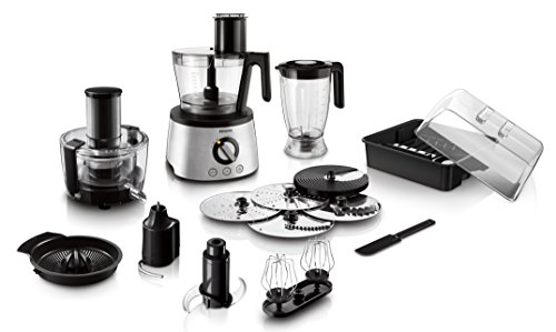 Philips HR7778, 1000 W, 1 Liter, Plástico, 12 Velocidades, Acero Inoxidable
