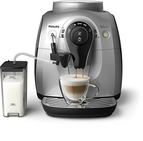 Philips Serie 2000 HD8652/51 - Cafetera Súper Automática, 2 Bebidas de Café, Jarra de Leche Externa, Molinillo Ceramico