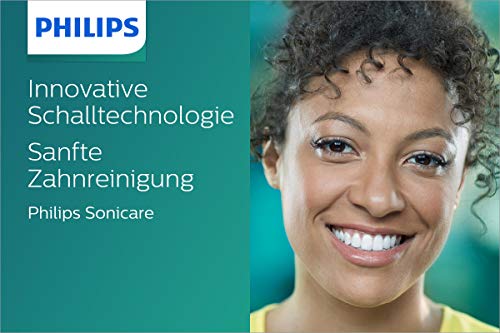 Philips Sonicare ProtectiveClean 4500 HX6839/28 - Cepillo dental sónico con 2 programas de limpieza, control de presión, temporizador y estuche de viaje, color blanco