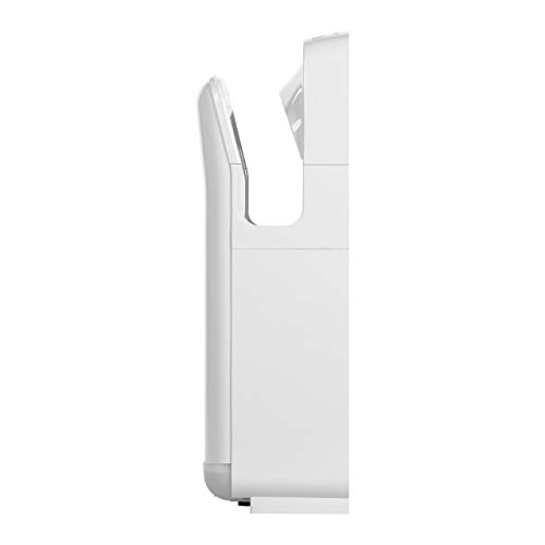 Physa ORIA WHITE Secador de Manos Eléctrico Automático (tiempo de secado máx.: 5-7 s, potencia de 1650 watt, flujo de aire: 86 m/s)