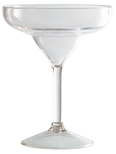 Piazza 505502"Margarita" Copa de cóctel de policarbonato, transparente, 274 ml de capacidad