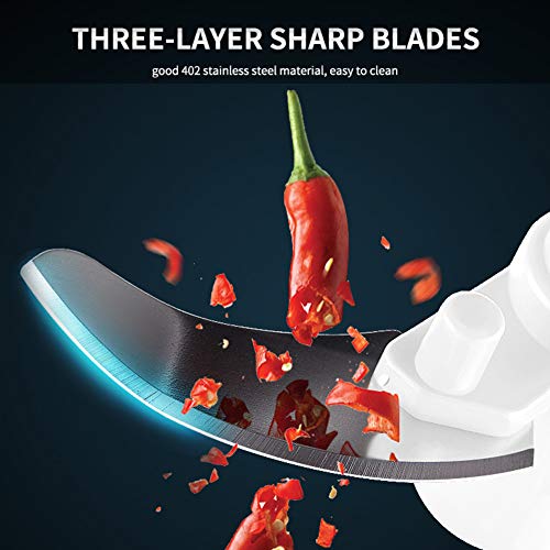 Picadora Manual de Alimentos Cortador Cebolla Tomate Shredder, Col Máquinas de Cortar El Jengibre, El Procesador Picadora de Carne de La Fruta, Prácticos Novedades para La Cocina,R