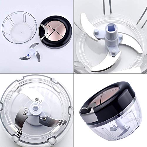 Picadora Manual de Alimentos Cortador Cebolla Tomate Shredder, Col Máquinas de Cortar El Jengibre, El Procesador Picadora de Carne de La Fruta, Prácticos Novedades para La Cocina,R
