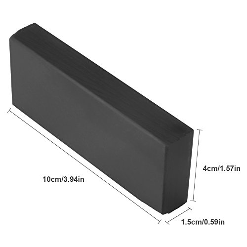 Piedra de afilar, grano 5000, piedra de afilar Strop natural, negra, piedra de afilar súper fina, 100 x 40 x 15 mm para cuchillos/tijeras/picador