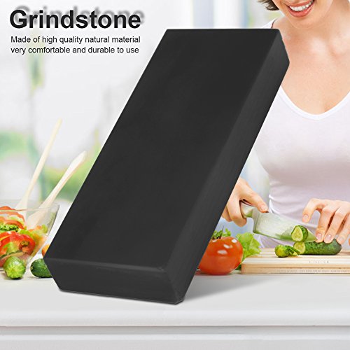 Piedra de afilar, grano 5000, piedra de afilar Strop natural, negra, piedra de afilar súper fina, 100 x 40 x 15 mm para cuchillos/tijeras/picador