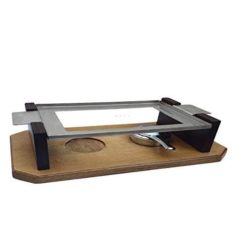 Piedra para Carne de 20x40 con Dos quemadores Modelo Dumbo