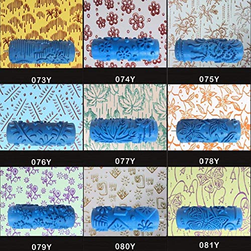 Piero - Estampado de Pincel en Relieve, Textura de Pared, patrón de Pincel para decoración de Pared, 12,5 Pulgadas