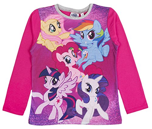 Pijama infantil de My Little Pony, para niños de entre 1 y 10 años Rosa 5 Characters - Pink/Grey 5-6 Años