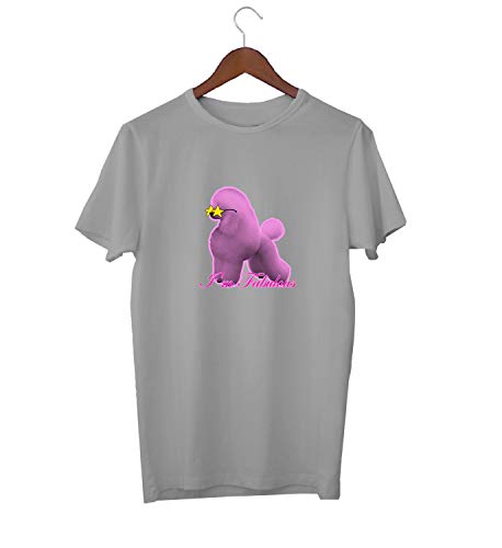 Pink Funny Poodle Bitch Please I Am Fabulous_KK017306 Shirt T-Shirt para Los Hombres Tshirt For Men Gift For Him Present Birthday Christmas - Men's - XL - White