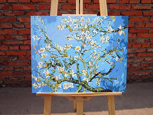 Pintura por números 40 x 50 cm Pintar GX8159 Juego completo Novedades Malset con marco de madera Perfecto para