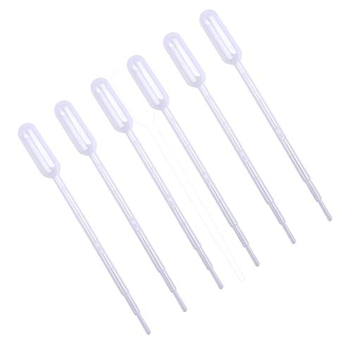 Pipeta de transferencia de Pengxiaomei, pipetas de medición graduadas de 1 ml para aceites esenciales, manualidades, laboratorio, 100 unidades