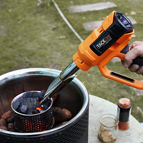 Pistola de Aire Caliente, Tacklife 2000W HGP73AC Decapadora, 230V/50Hz, Temperatura Ajustable ( 50 ℃- 250 L/min, 50 ~450 ℃-250 L/min, 90 ~600℃-500 L/min), Pelar Pintura, Deformar Tubos, Encoger PVC