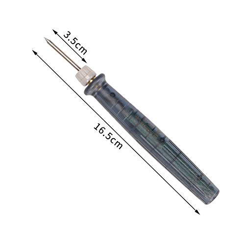 Pistola De Soldadura Eléctrica Ajustable De 6.49 Pulgadas, Soldador De 60 W, Temperatura, Pistola De Soldadura Con Punta De Precisión Y Enchufe Del Reino Unido