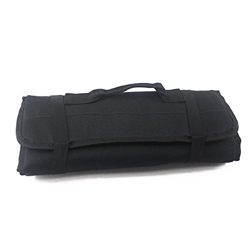 PIXNOR Estuche porta herramientas Enrollable (Negro)