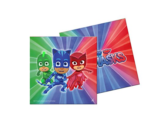 PJ Masks 0541, Pack 20 servilletas de Papel