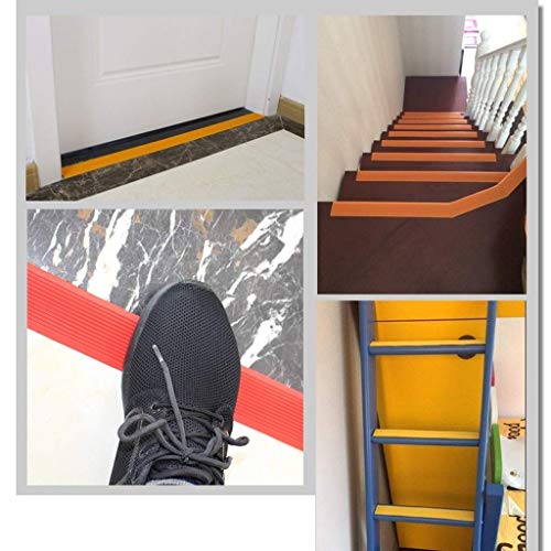 PJPPJH Cinta de tracción Antideslizante, Escalera Tira Antideslizante Peldaños de Escalera Cinta Antideslizante Mejor Agarre, fricción, peldaño, Interior, Exterior