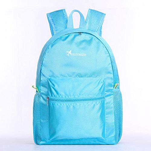 PKCABMochila de viaje senderismo al aire libre bolsa de alpinismo plegable bolsa deportiva bolsa de escuela para hombres y mujeres impermeable portátil @ Rose red (mochila de diamantes)