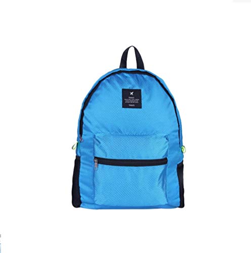PKCABMochila de viaje senderismo al aire libre bolsa de alpinismo plegable bolsa deportiva bolsa de escuela para hombres y mujeres impermeable portátil @ Rose red (mochila de diamantes)