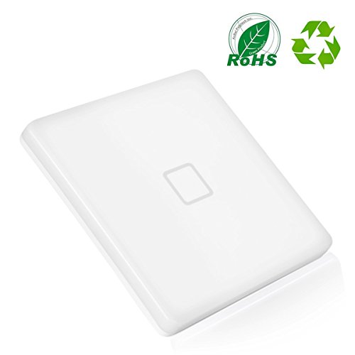 Plafon LED Techo Cuadrado, Airand 24W Lámpara Techo LED de Color Blanco Frío 5000K, Luz de Techo LED 2050LM Brillante Eficiente Energía Impermeable IP44, Para Baño, Cocina, Dormitorio y Comedor