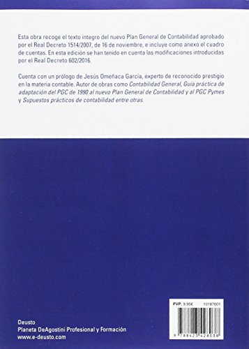 Plan General de Contabilidad: Real Decreto 1514/2007, 16 de noviembre (Sin colección)