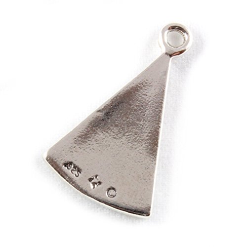 Plata de Ley Rebanada de Pizza Charm