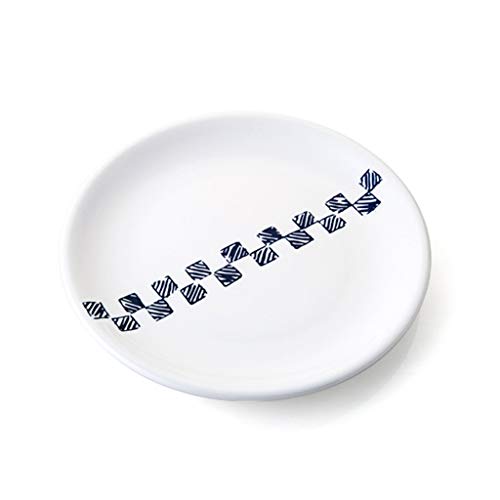 Plato De Cerámica La Vajilla De Patrón Simple De Calidad para Uso Doméstico Y De Hostelería （8 Pulgadas