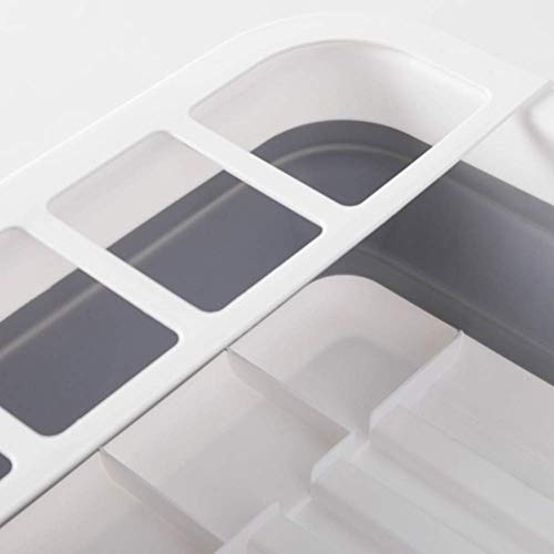 Plato Secado Escurridor, Plegable Plato Estante, Ahorro de Espacio Vajilla Organizador, Compacto Escurreplatos para Pequeño Cocina, Camper, Rv,Caravana, Viaje Trailer - Gris, free size