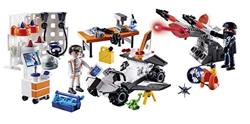 Playmobil Calendario de Adviento-9263 Agentes, Negro, Color Blanco (9263) , Modelos/colores Surtidos, 1 Unidad