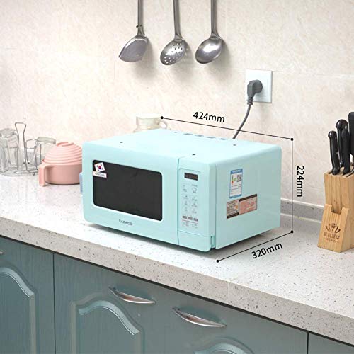 PLEASUR Mini Horno microondas Colgante, cocción exprés con un Toque, Horno microondas Individual fácil de Limpiar, Acero Inoxidable