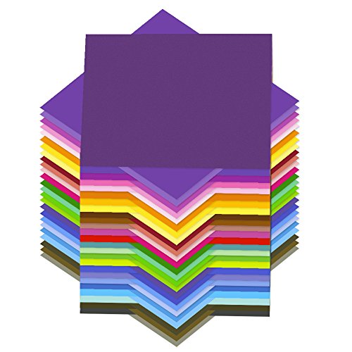 Pllieay 100 Hojas 15 x 15 cm 50 Colores de Papel para Origami para DIY Manualidades Proyectos