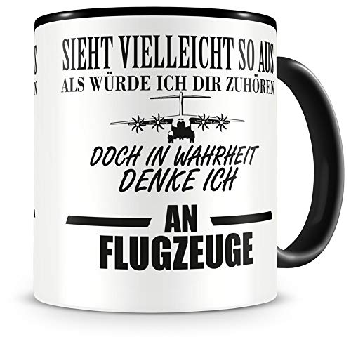 plot4u Creo en Aviones Taza taza de café taza de té café Pott Taza de café taza