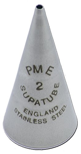 PME Boquilla para Escribir Supatubo de Acero Inoxidable sin Soldaduras nº 2