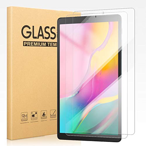 Pnakqil [2 Piezas Protector de Pantalla para Samsung Galaxy Tab A 10.1 2019 Protector de Cristal Vidrio Templado Premium Transparencia HD [Anti-arañazos] [No Burbujas] para Samsung Tab A 10.1 2019