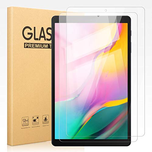 Pnakqil [2 Piezas Protector de Pantalla para Samsung Galaxy Tab A 10.1 2019 Protector de Cristal Vidrio Templado Premium Transparencia HD [Anti-arañazos] [No Burbujas] para Samsung Tab A 10.1 2019