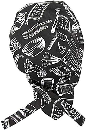 POFET - Gorro bandana unisex para cocina, catering, chef