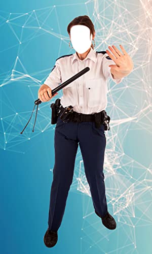Policía Traje Foto Maker