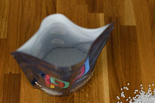 Polydoh plástico moldeable + 6 libre paquetes de colorear gránulos, plástico, 500g (también conocido como polimorph, plastimake o instamorph)