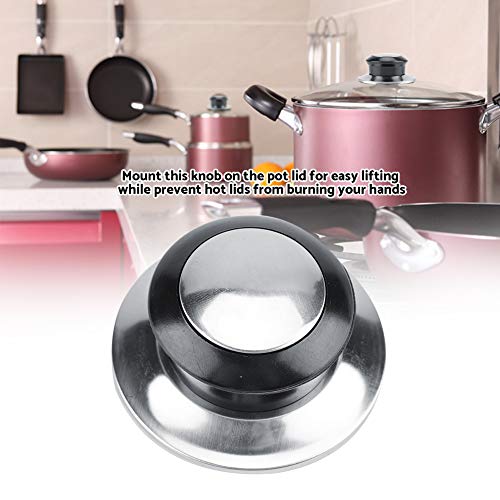 Pomo para tapa de olla, 5 unidades, resistente al calor, tapa de olla, pomo para tapa de cocina, manija de elevación, piezas de repuesto para utensilios de cocina