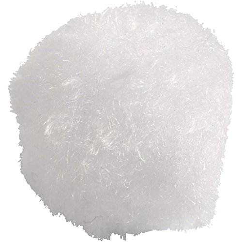 Pompones tamaño: 20 mm, color blanco, 100 unidades
