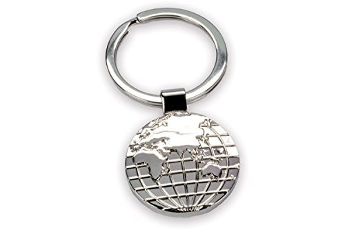 PORTACHIAVI Llavero de metal planetas globo planeta Terra